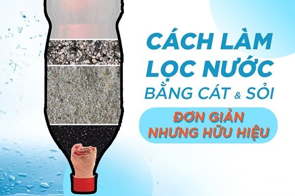 Cách làm lọc nước bằng cát, bạn đã biết chưa?